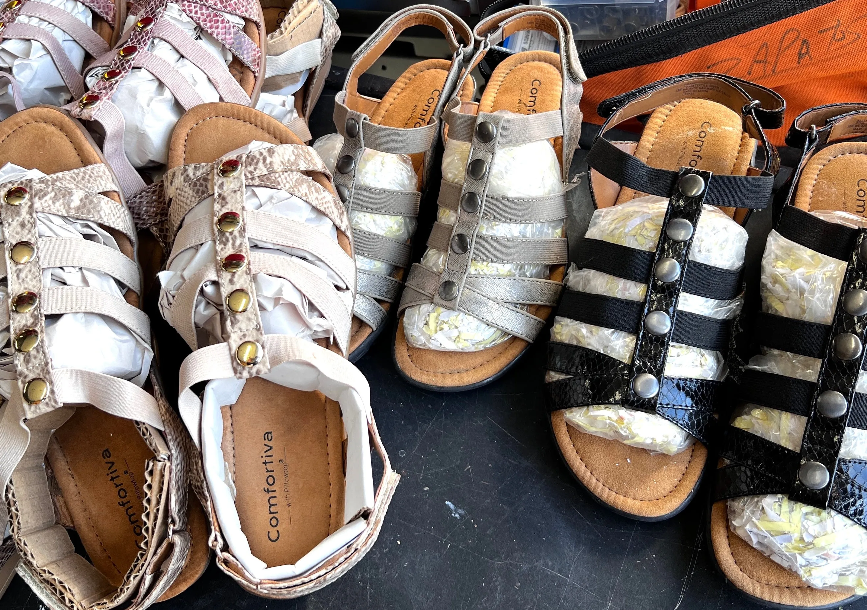COMFORTIVA Women's •Kalista• Wedge Sandal - Available in Medium and Wide Width