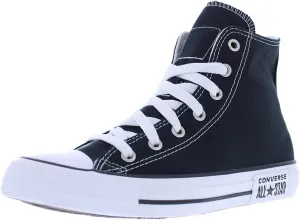 Converse Chuck Taylor All Star Hi GS Boys Shoes Size 7, Color: Black/White/Black