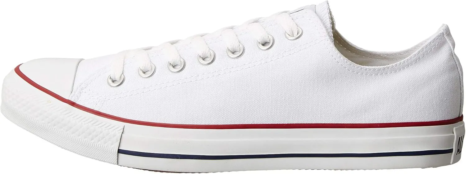 Converse Chuck Taylor All Star Low Top Unisex Canvas Oxford Shoes (10.5 Mens D(M) US/12.5 Womens B(M) US, White)