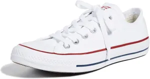 Converse Chuck Taylor All Star Low Top Unisex Canvas Oxford Shoes (3 Mens D(M) US/5 Womens B(M) US, White)