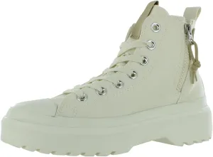 Converse CTAS Lugged Lift High PS Girls Shoes Size 4, Color: Egret/Nutty Granola/Egret