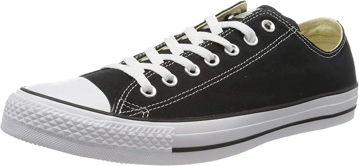 Converse Men's Canvas Shoes, Black, Womens 10
