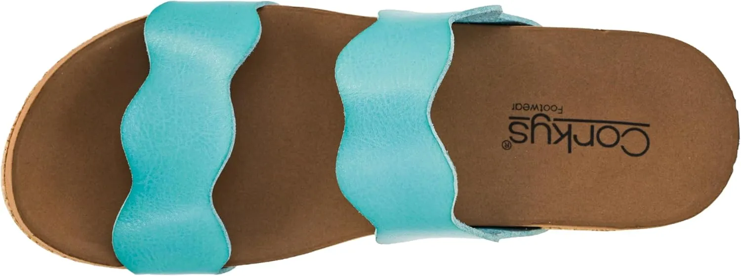 Corkys Footwear Obviously 2.5-Inch Double Strap Wedge, Trendy and Chic Strap Design, Comfortable, Lightweight Summer Wedges