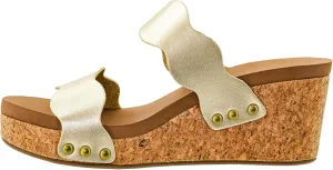 Corkys Footwear Obviously 2.5-Inch Double Strap Wedge, Trendy and Chic Strap Design, Comfortable, Lightweight Summer Wedges