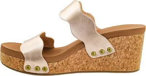 Corkys Footwear Obviously 2.5-Inch Double Strap Wedge, Trendy and Chic Strap Design, Comfortable, Lightweight Summer Wedges