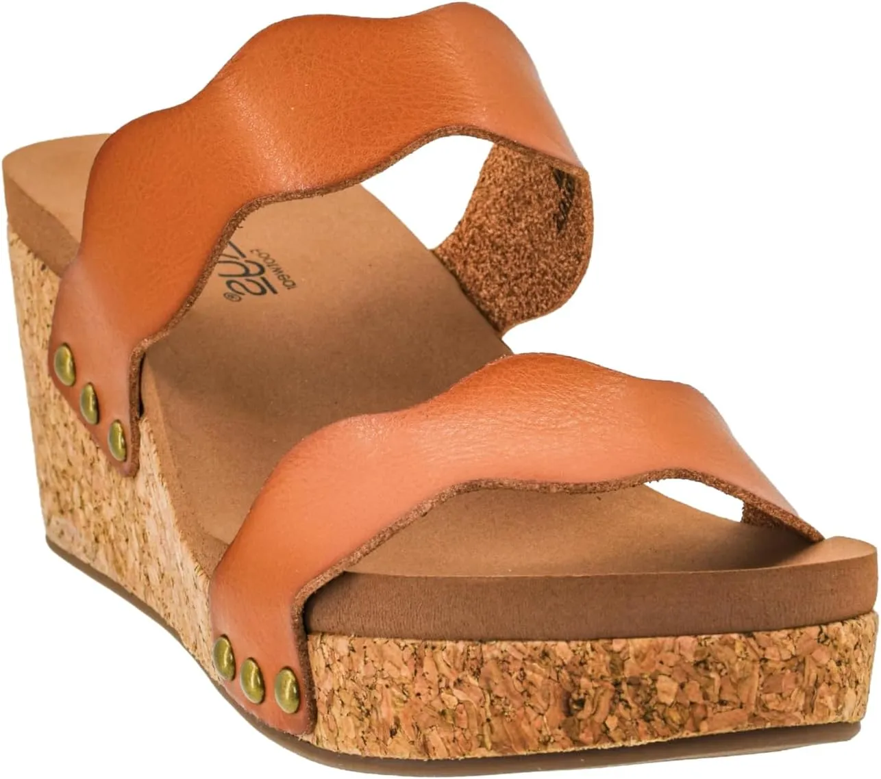 Corkys Footwear Obviously 2.5-Inch Double Strap Wedge, Trendy and Chic Strap Design, Comfortable, Lightweight Summer Wedges