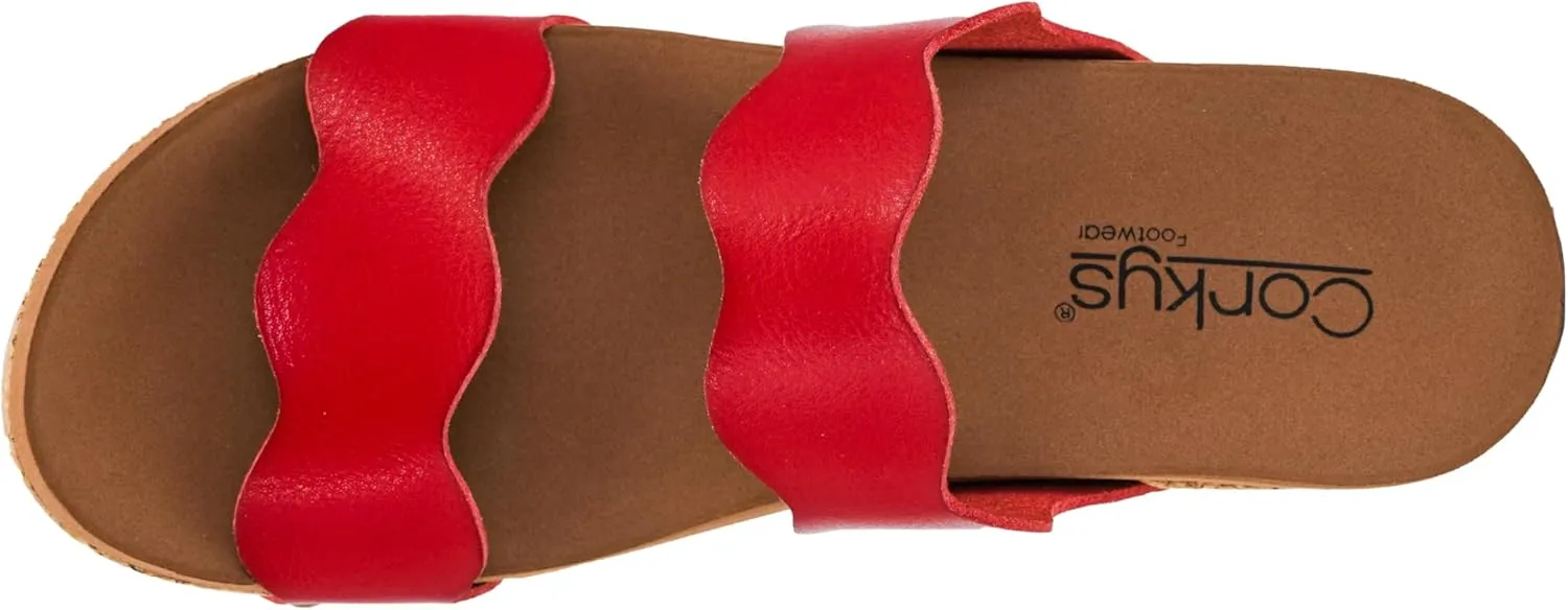 Corkys Footwear Obviously 2.5-Inch Double Strap Wedge, Trendy and Chic Strap Design, Comfortable, Lightweight Summer Wedges