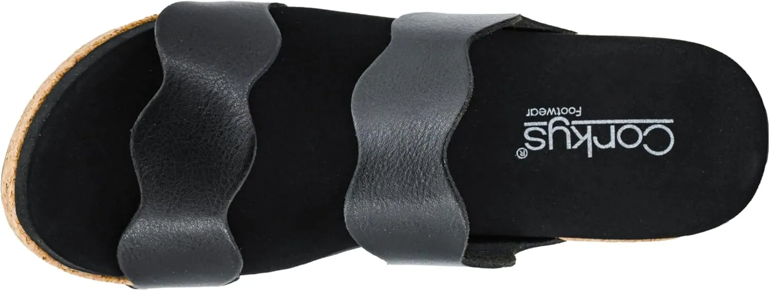 Corkys Footwear Obviously 2.5-Inch Double Strap Wedge, Trendy and Chic Strap Design, Comfortable, Lightweight Summer Wedges