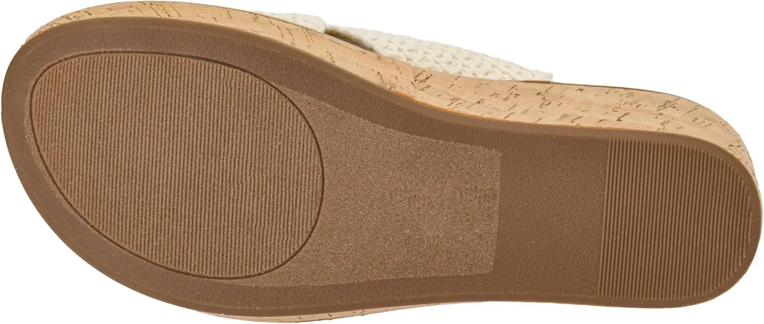 Corkys Footwear The Peace Out 2.5-Inch Woven Strap Wedge - Trendy and Chic Strap Design, Comfortable, Lightweight, and Durable Summer Wedges for Versatile Fashion