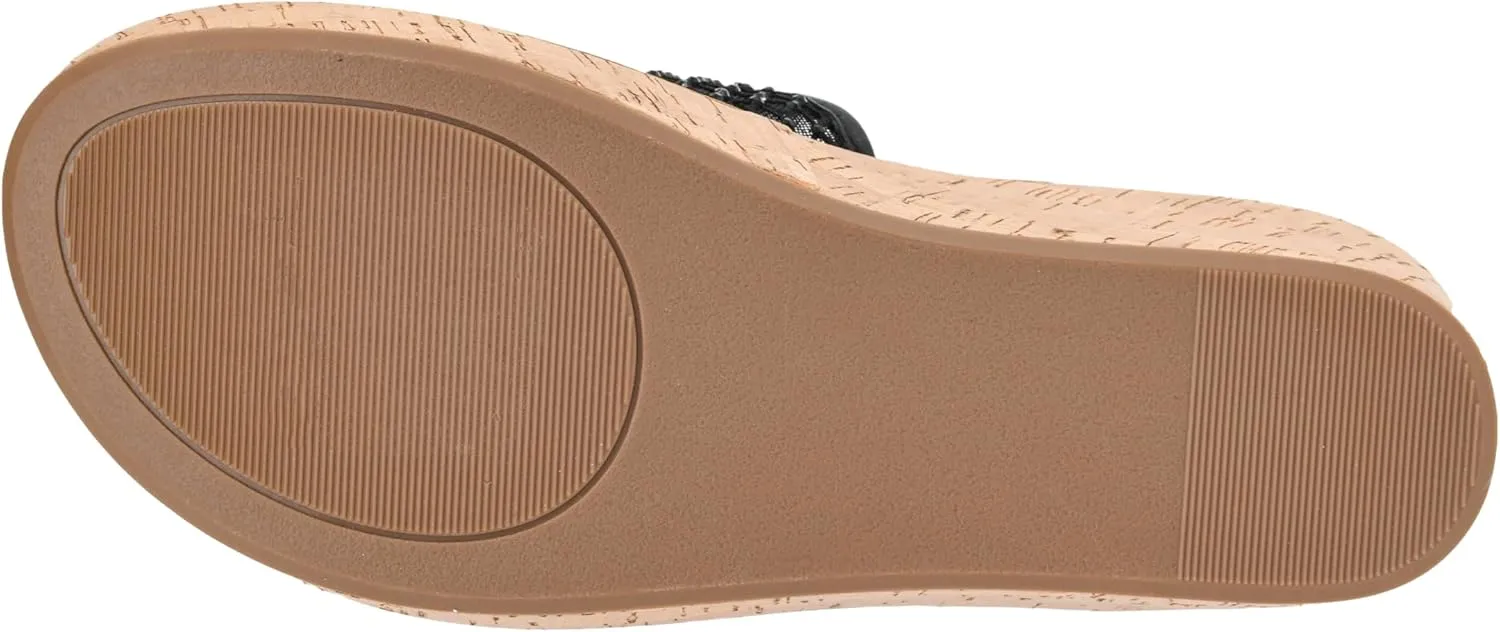 Corkys Footwear Women's Lets Mesh Around 2.5-Inch Wedges - Featuring A Single Mesh Strap With Rhinestones, All-Day Comfort With EVA Insoles, And A Stylish Design for Every Occasion