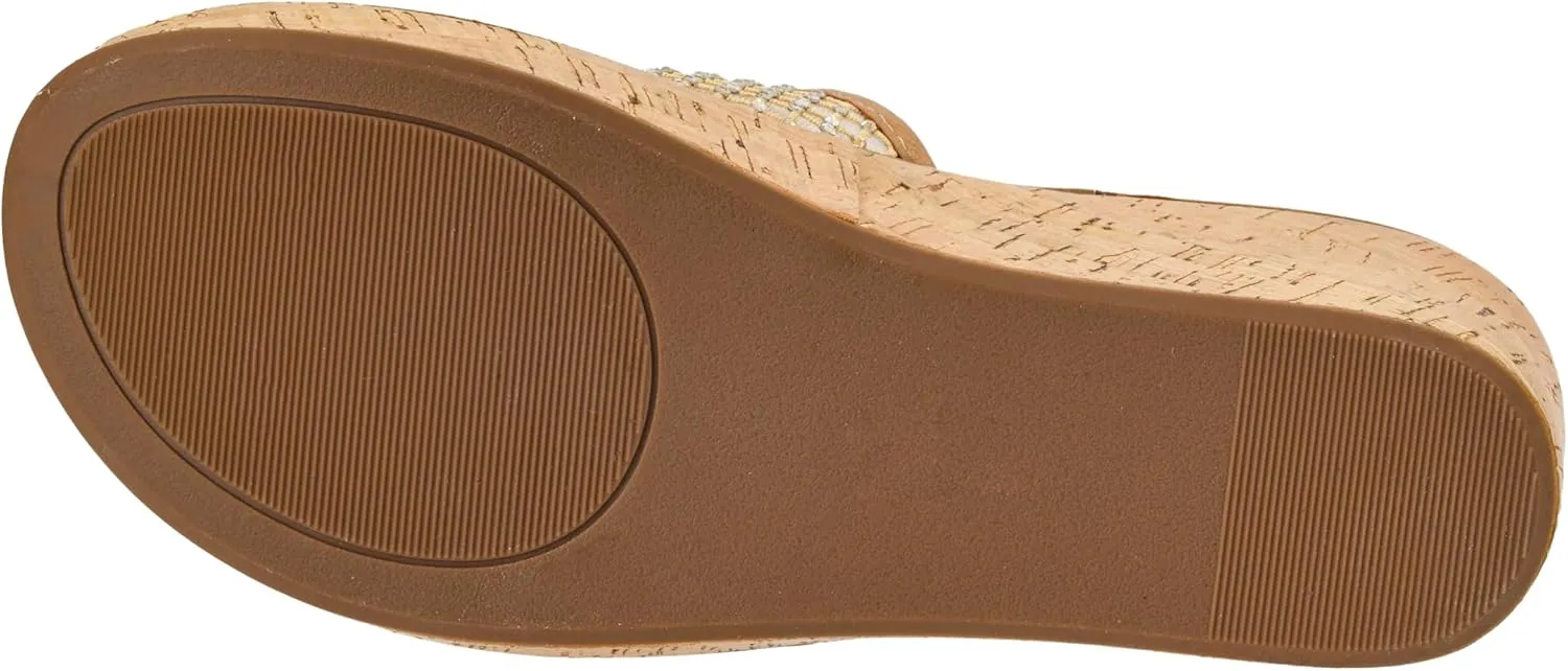 Corkys Footwear Women's Lets Mesh Around 2.5-Inch Wedges - Featuring A Single Mesh Strap With Rhinestones, All-Day Comfort With EVA Insoles, And A Stylish Design for Every Occasion