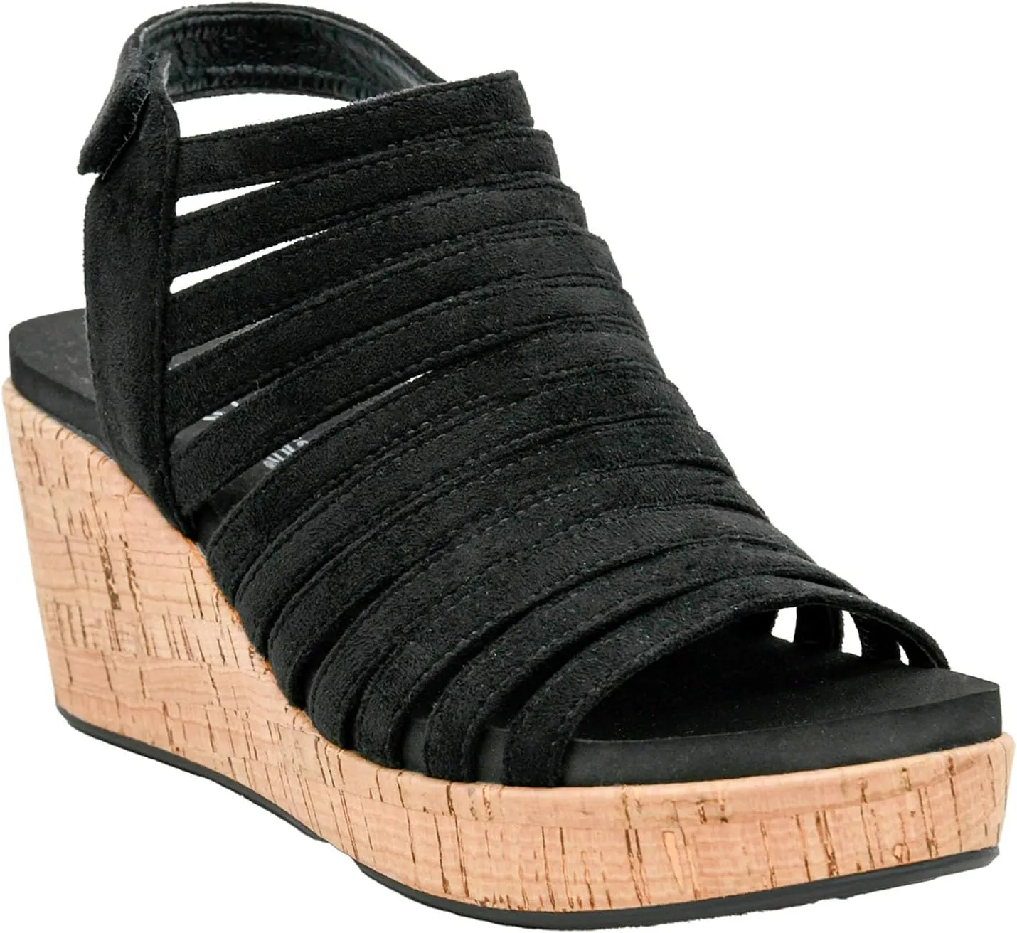 Corkys Footwear Women's Oopsie Daisey Wedge - Featuring a 2.5-Inch Heel, A Strappy and Breathable Upper, Signature Corkys Soft EVA Insoles for All-Day Wear