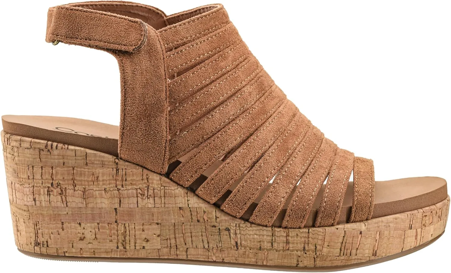 Corkys Footwear Women's Oopsie Daisey Wedge - Featuring a 2.5-Inch Heel, A Strappy and Breathable Upper, Signature Corkys Soft EVA Insoles for All-Day Wear