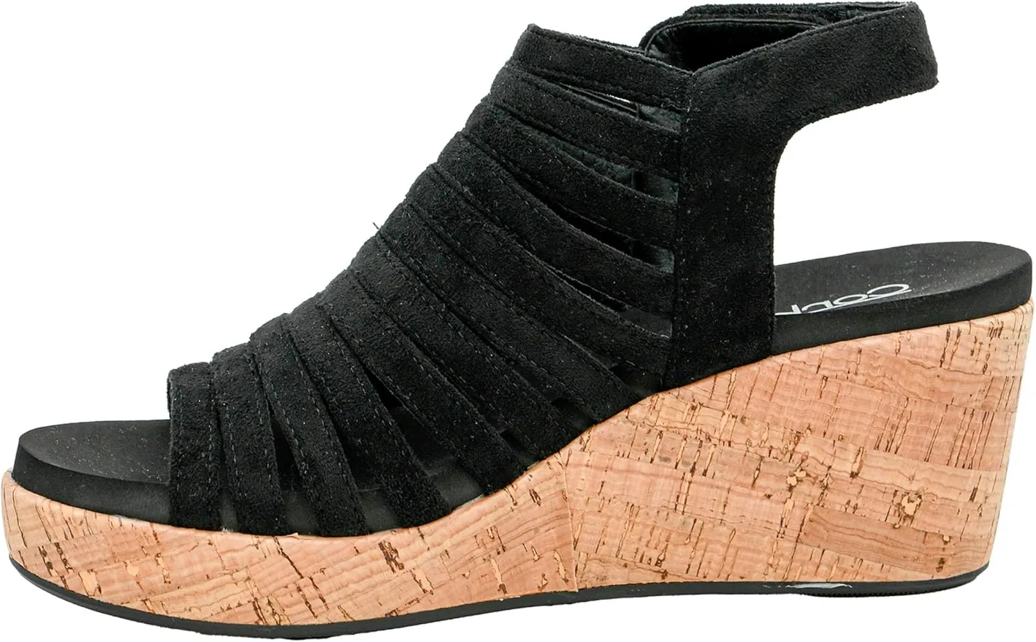 Corkys Footwear Women's Oopsie Daisey Wedge - Featuring a 2.5-Inch Heel, A Strappy and Breathable Upper, Signature Corkys Soft EVA Insoles for All-Day Wear