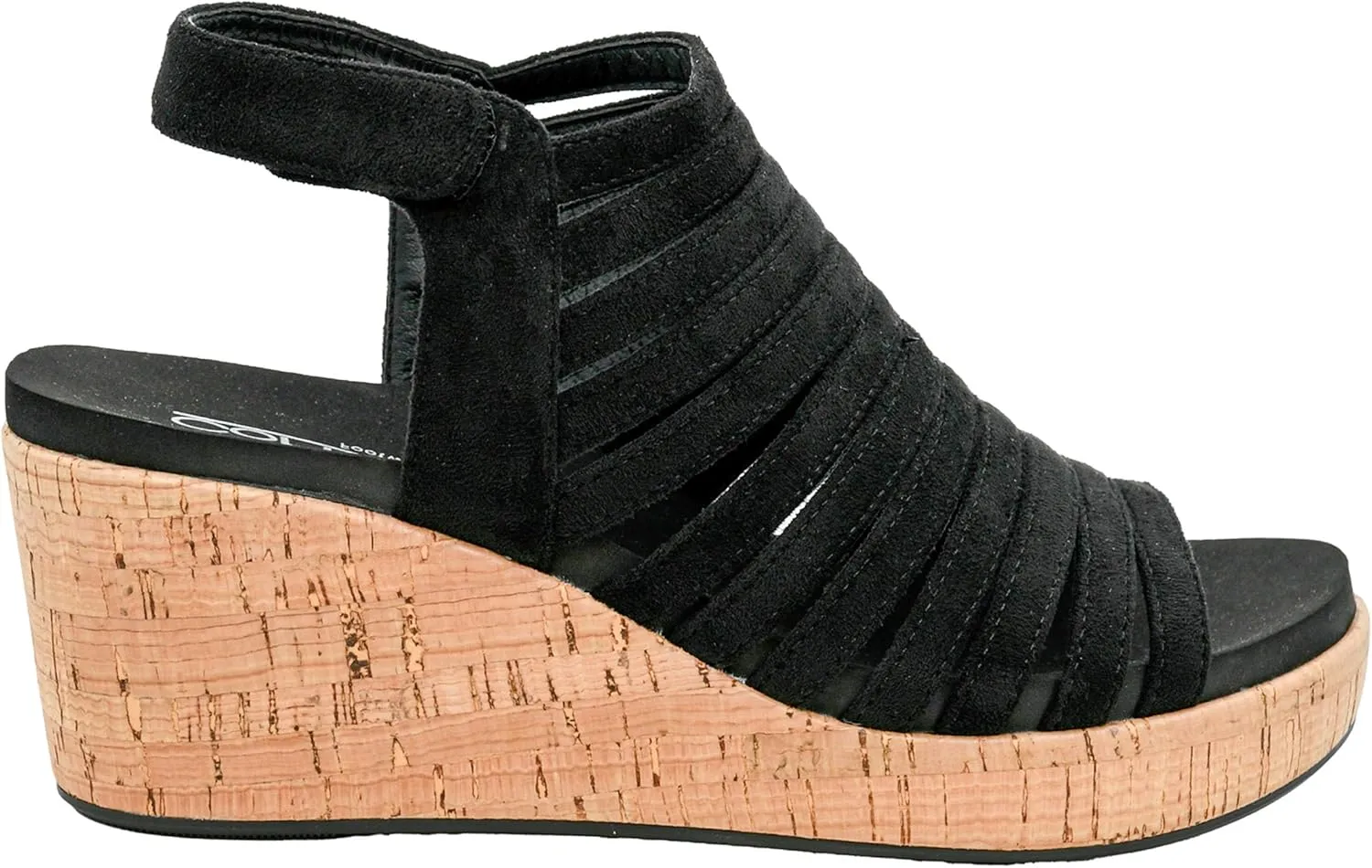Corkys Footwear Women's Oopsie Daisey Wedge - Featuring a 2.5-Inch Heel, A Strappy and Breathable Upper, Signature Corkys Soft EVA Insoles for All-Day Wear