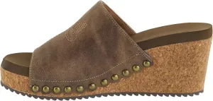 Corkys Footwear Womens Saddle Up Wedges - Featuring a Chic 2.5-Inch Heel, A Wide Strap Upper with Western Stitching and Elastic Gore, and Corkys Signature EVA Insoles