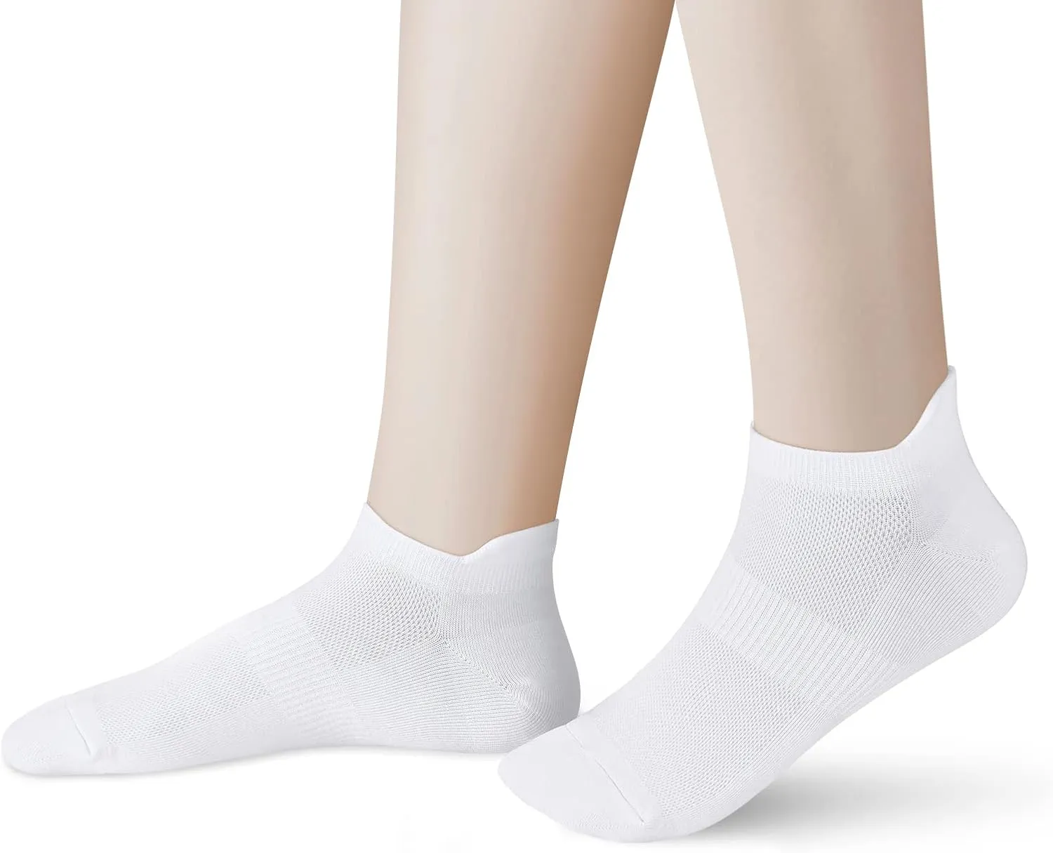 Corlap 8 Pairs Ankle Athletic Running Socks Thin Low Cut Sports Tab Socks for Men and Women