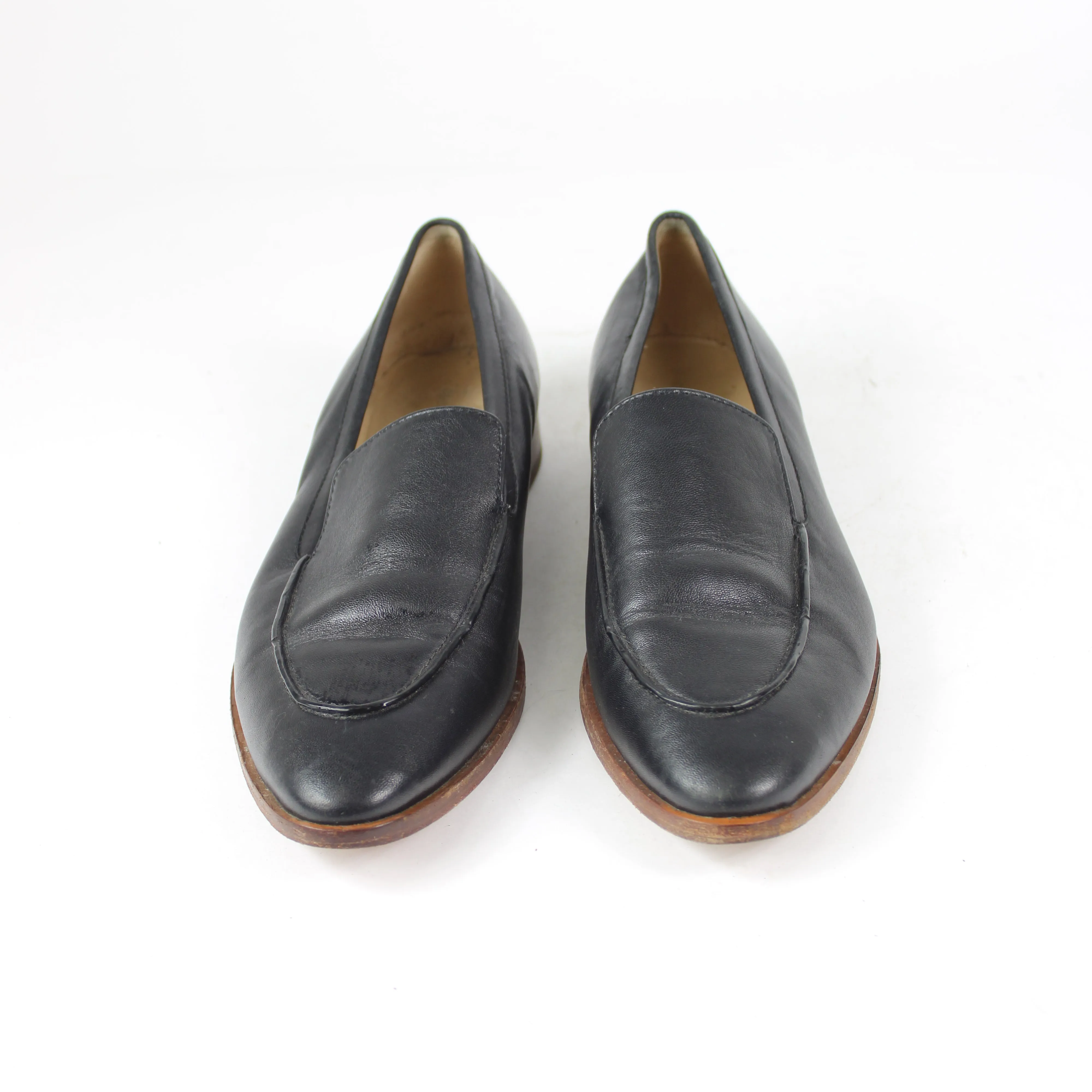 Country Road Black Leather Loafers