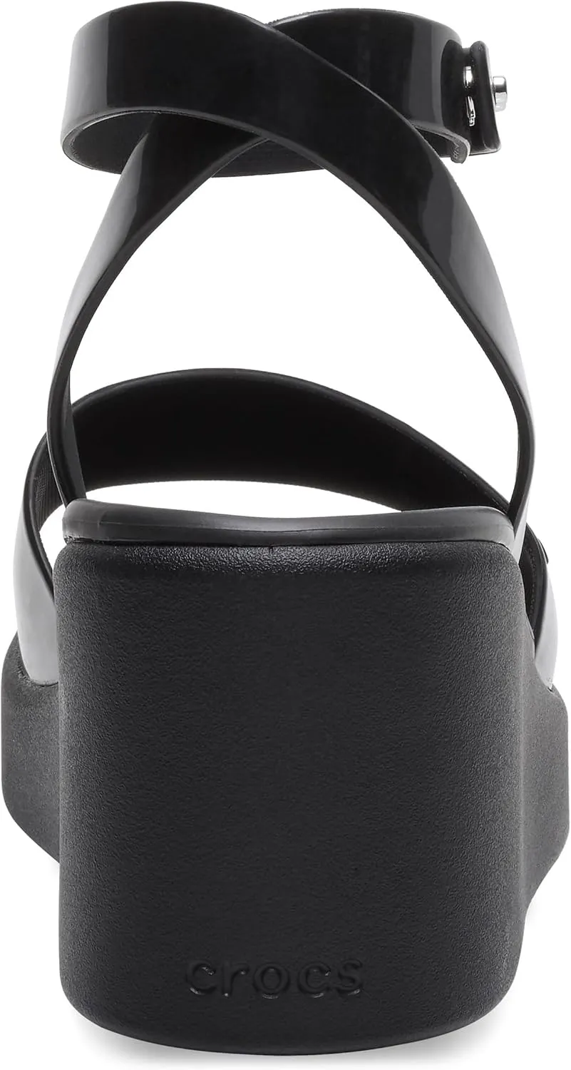 Crocs Women's Brooklyn Ankle Strap Wedges Sandal