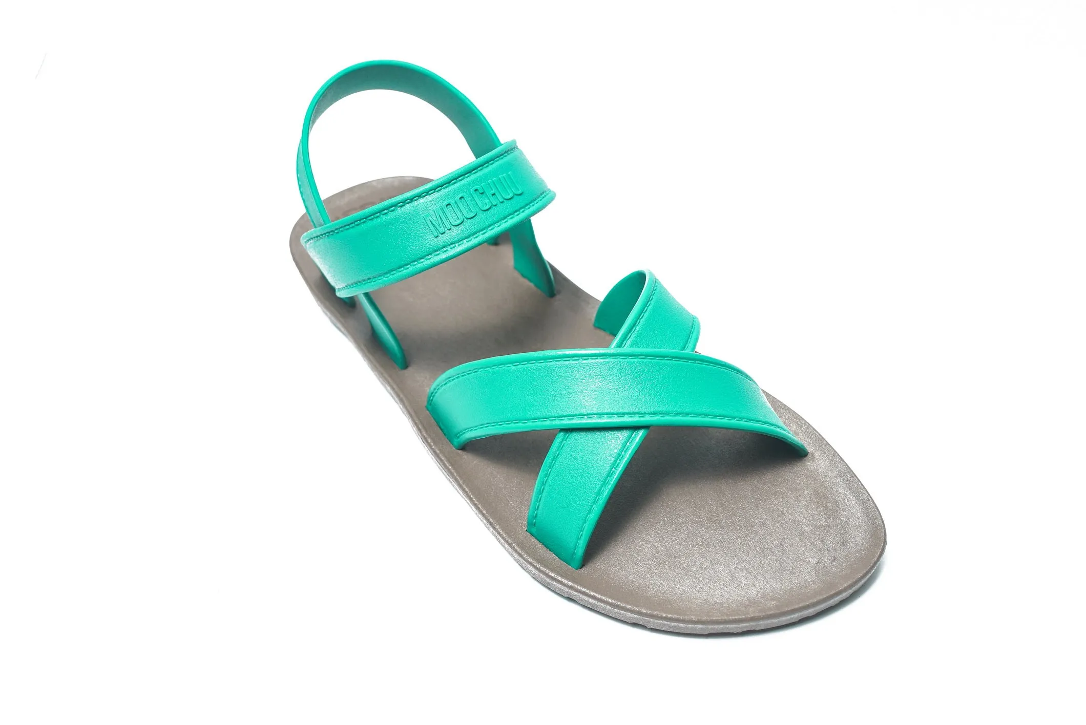 Cross Plus Brown Sole Green Strap