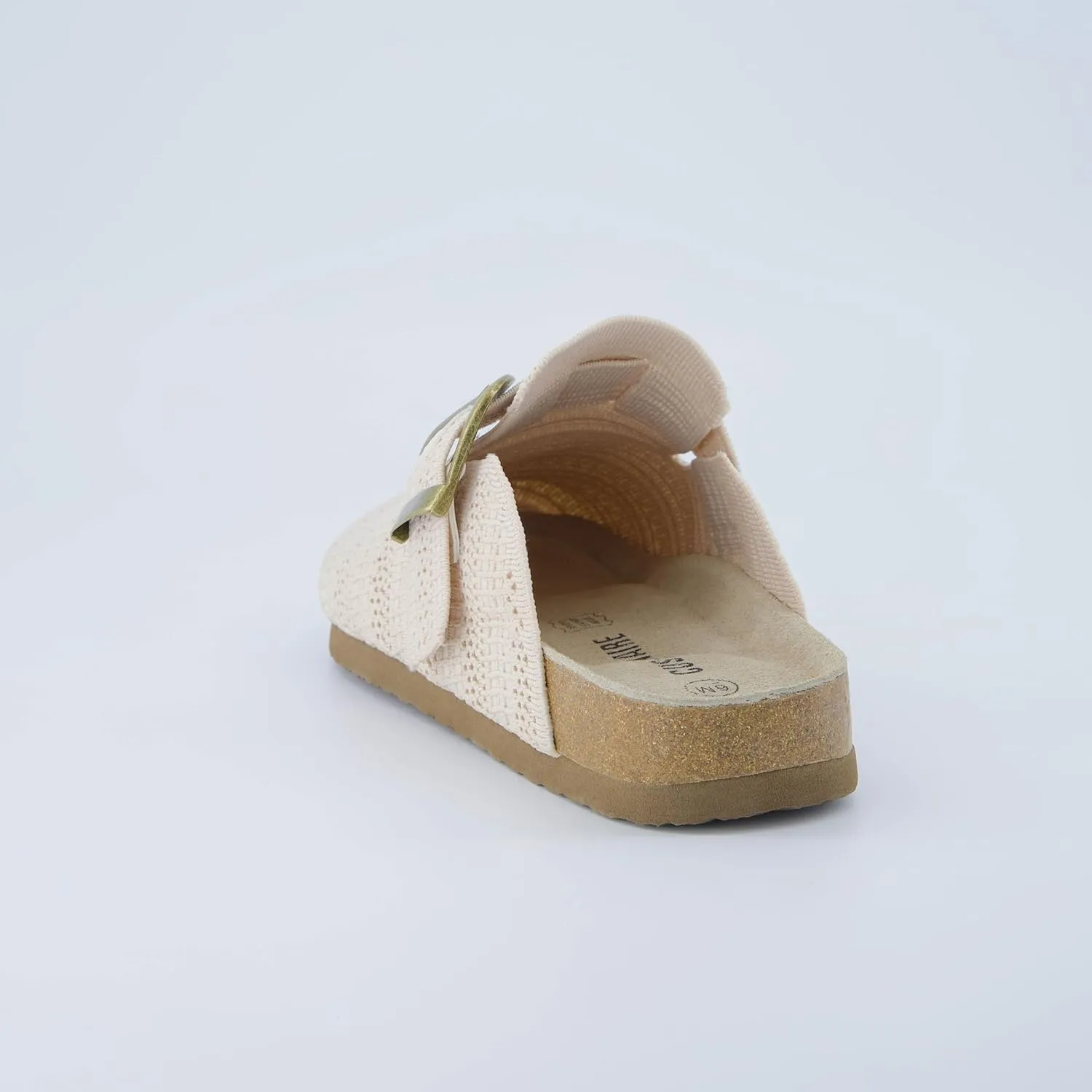 CUSHIONAIRE Dumbo Slip-On Clogs for Women with Textured Knit Upper, Adjustable Buckle, and Cushioned Footbed – Stylish and Comfortable Women's Shoes