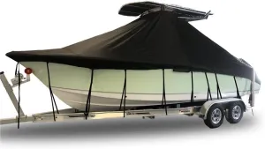 Custom Fitted 7oz 100% Polyester Boat Cover Compatible for a 2023-2024 Sea Born Fx 25 Bay in Solution Dyed Canvas. Made on Demand