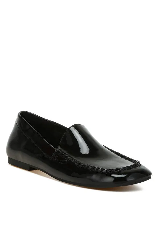 Dama Patent Pleather Loafers