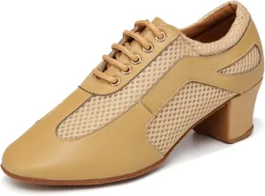 Dance Shoes for Women Ballroom Practice Training Split Sole Dancing Shoes 1.5 Inch Low Heel Latin Salsa Shoes