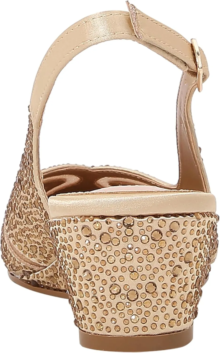 DANIELA Rhinestone Wedge Slingback