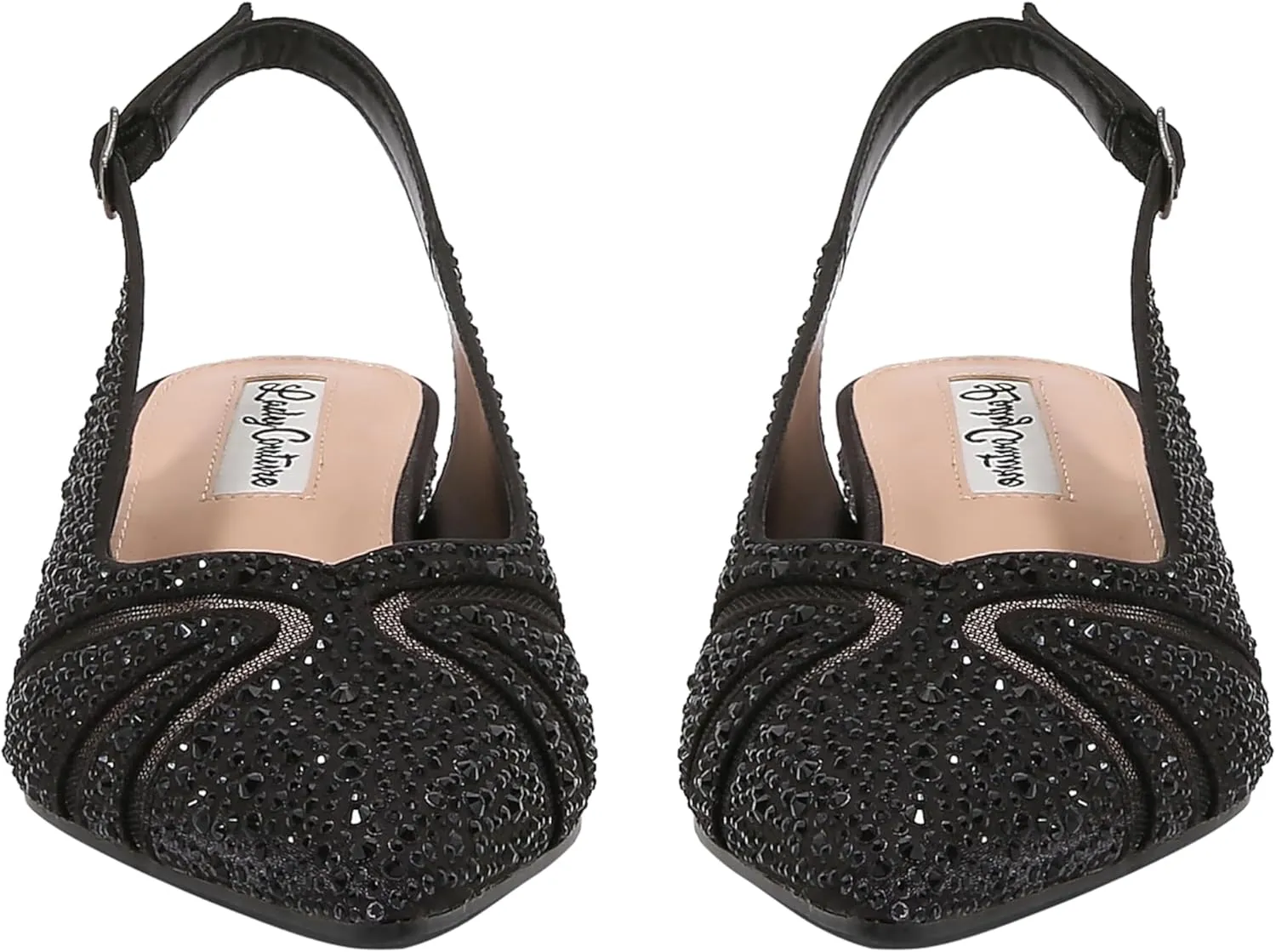 DANIELA Rhinestone Wedge Slingback