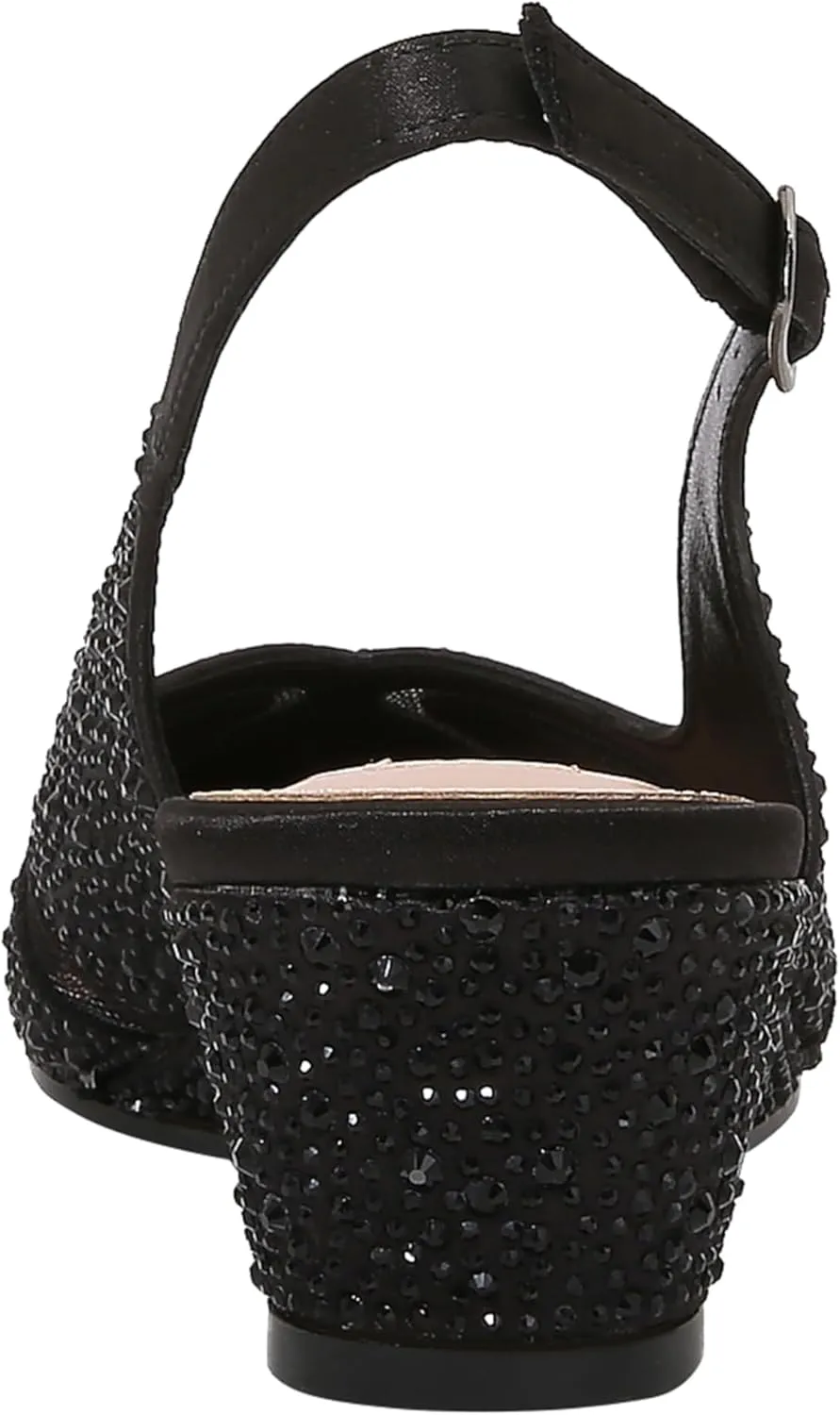 DANIELA Rhinestone Wedge Slingback