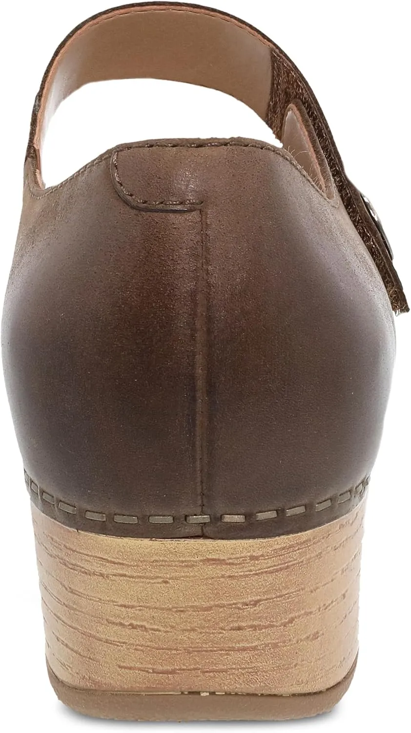 Dansko Beatrice Mary Jane Clog for Women - Memory Foam and Arch Support for All -Day Comfort and Support - Lightweight EVA Outsole for Long-Lasting Wear
