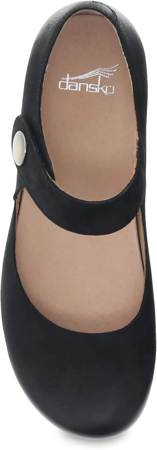 Dansko Beatrice Mary Jane Clog for Women - Memory Foam and Arch Support for All -Day Comfort and Support - Lightweight EVA Outsole for Long-Lasting Wear
