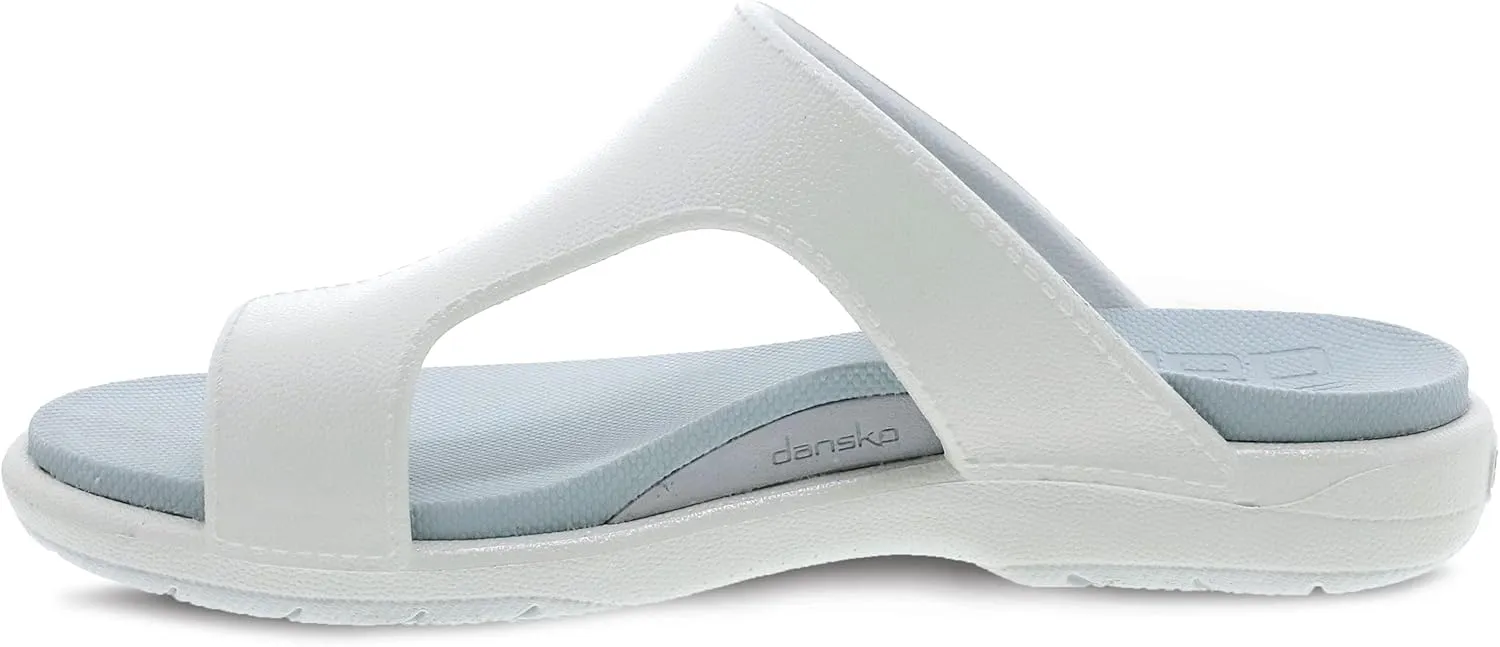 Dansko Krystal Slip-On Thong Sandal for Women – Lightweight and Durable, Easy Clean Molded EVA –Natural Arch Technology for Added Support
