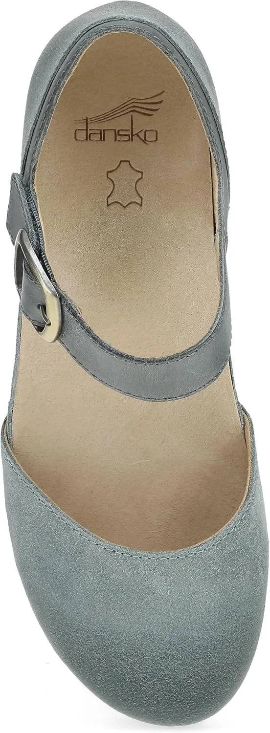Dansko Mae Mary Jane for Women - Dual-Density Cork/EVA Midsole and Lightweight Rubber Outsole Provide Durable and Comfortable Ride on Patented Stapled Construction