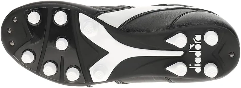 Diadora Brasil OG LT T MDPU Men's Firm Ground Soccer Shoes - Ultra-Soft Full Grain Leather, Water Resistant, Firm Ground Sole, Removable Insole