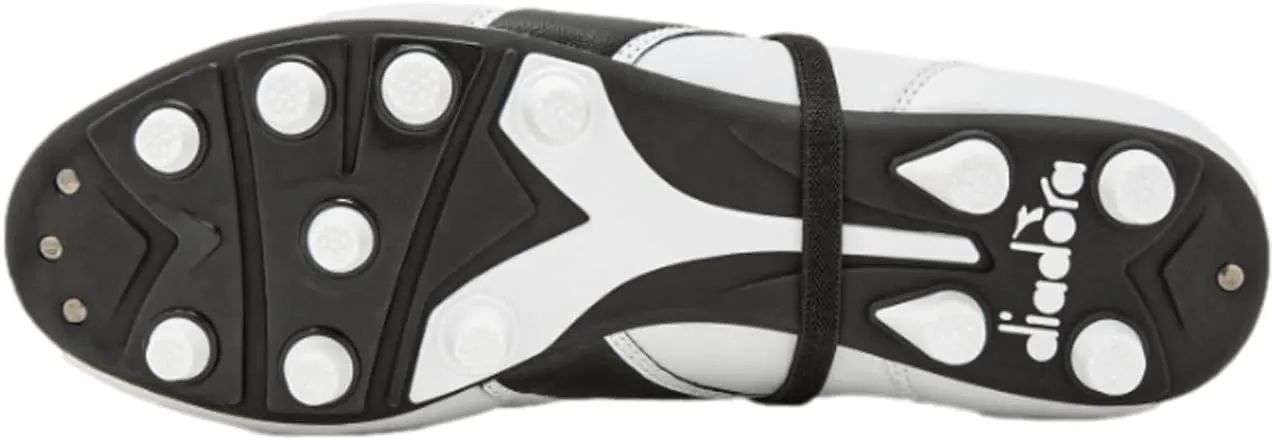 Diadora Brasil OG LT T MDPU Men's Firm Ground Soccer Shoes - Ultra-Soft Full Grain Leather, Water Resistant, Firm Ground Sole, Removable Insole