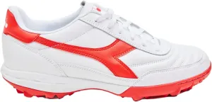 Diadora Calcetto LT Turf Soccer Shoes - Full Grain Leather, Enhanced Cushioning, Anti-Wear Rubber, Synthetic Turf, Optimal Traction and Stability