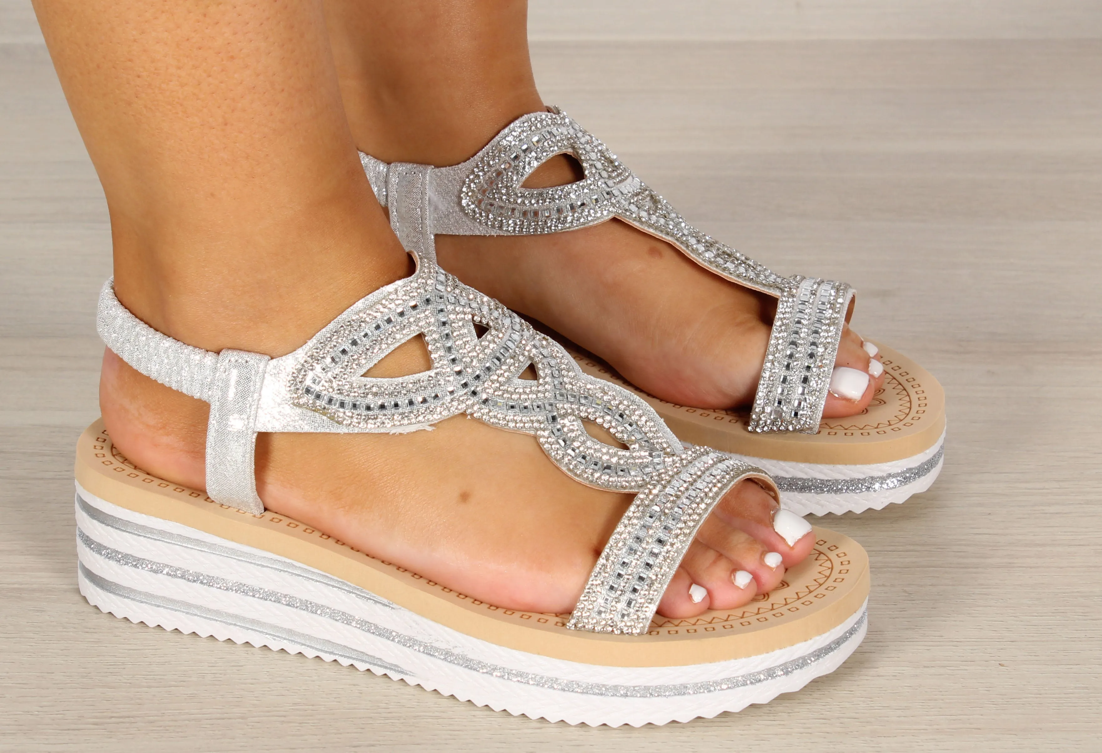 Diamante Mosaic Sandal