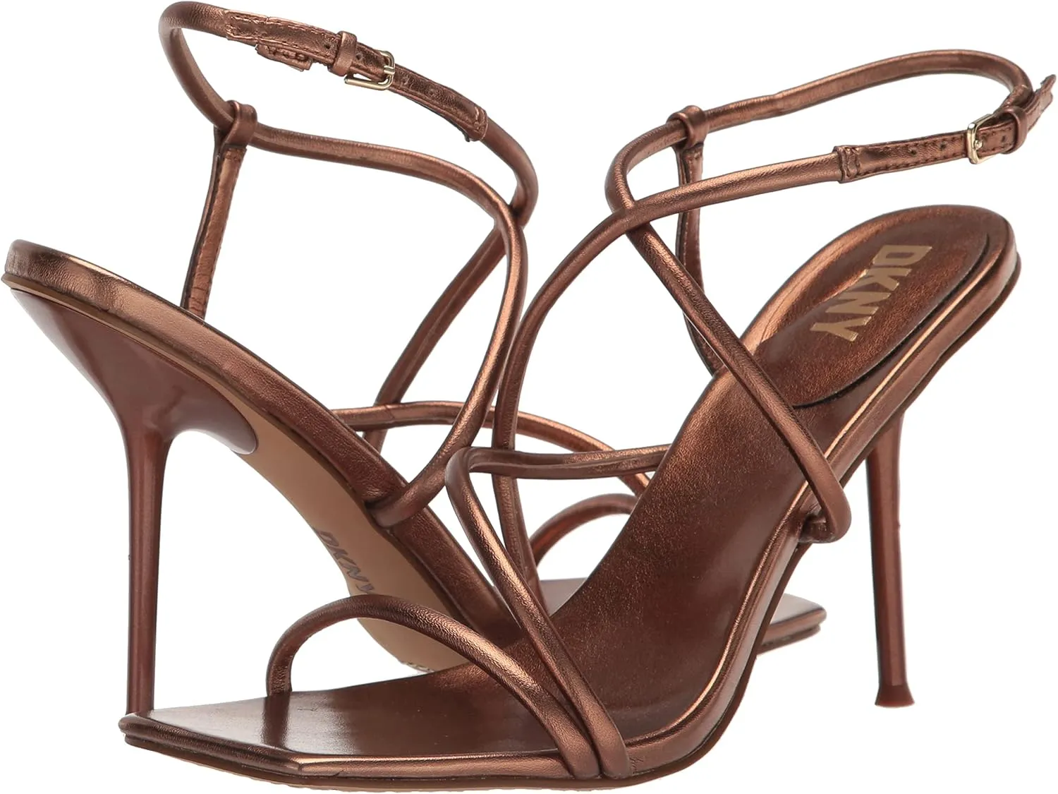 DKNY Women's Comfortable Chic Shoe Reia Heeled Sandal