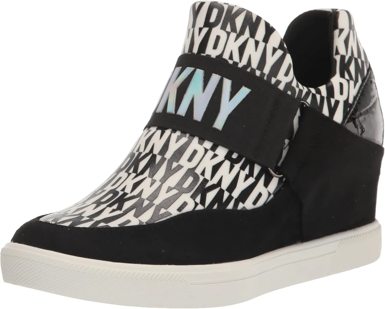 DKNY Women's Everyday Comfortable Cosmos-Wedge Sneaker Heeled Sandal