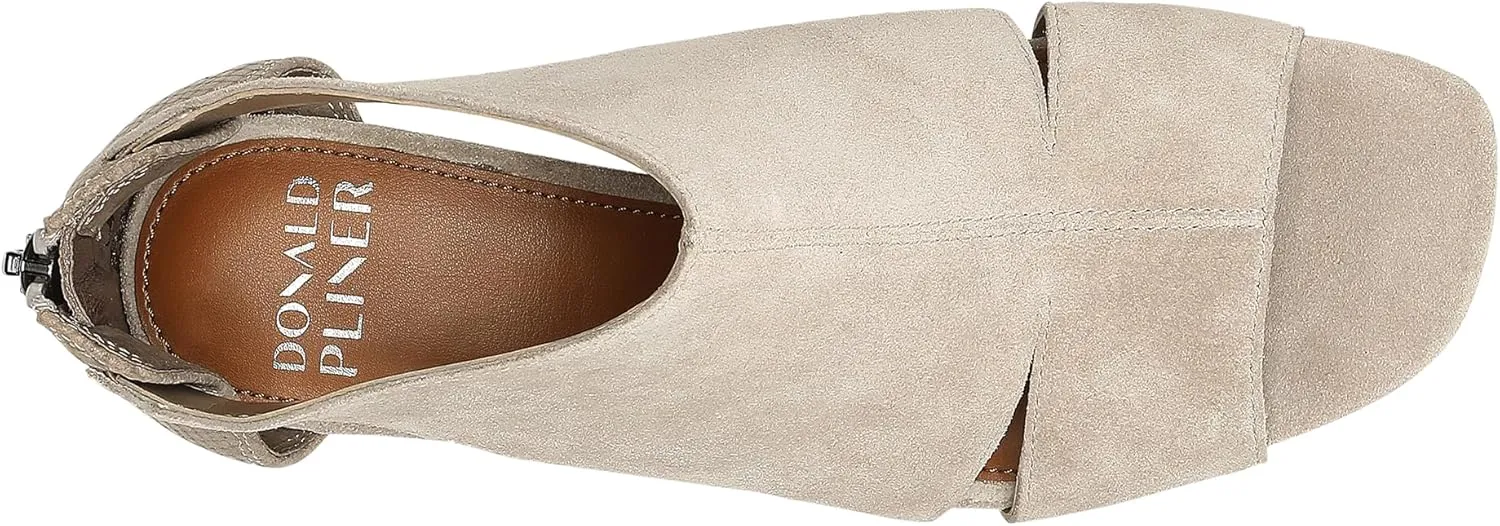 Donald Pliner Women's PERRA Heeled Sandal - Comfortable & Stylish Peep Toe Sandal, Ideal for Work, Parties & Casual Wear