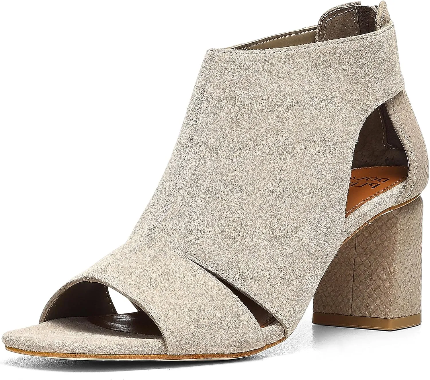Donald Pliner Women's PERRA Heeled Sandal - Comfortable & Stylish Peep Toe Sandal, Ideal for Work, Parties & Casual Wear