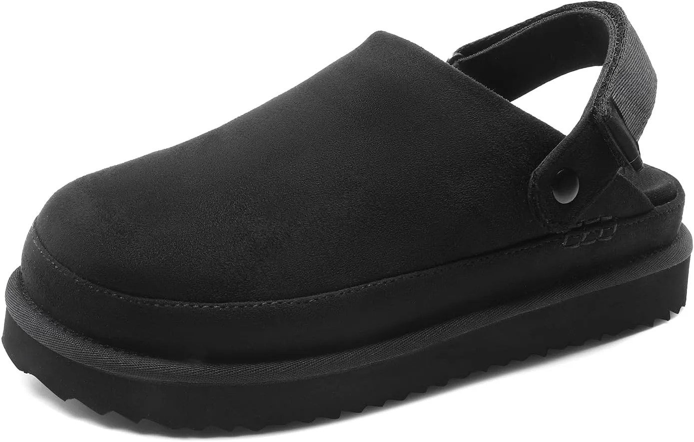 DREAM PAIRS Women's Clog Slippers Women's Platform Clogs for Women Mules Slip on Shoes Adjustable