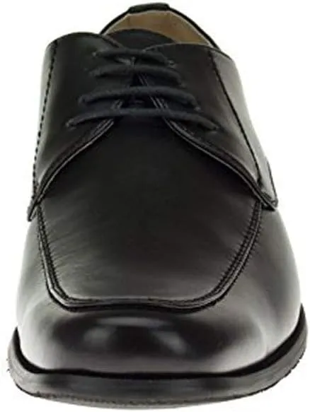 DTI Mens Oxford Dress Shoes Lace-Up Florence Faux Vegan Leather TR693-3 Black