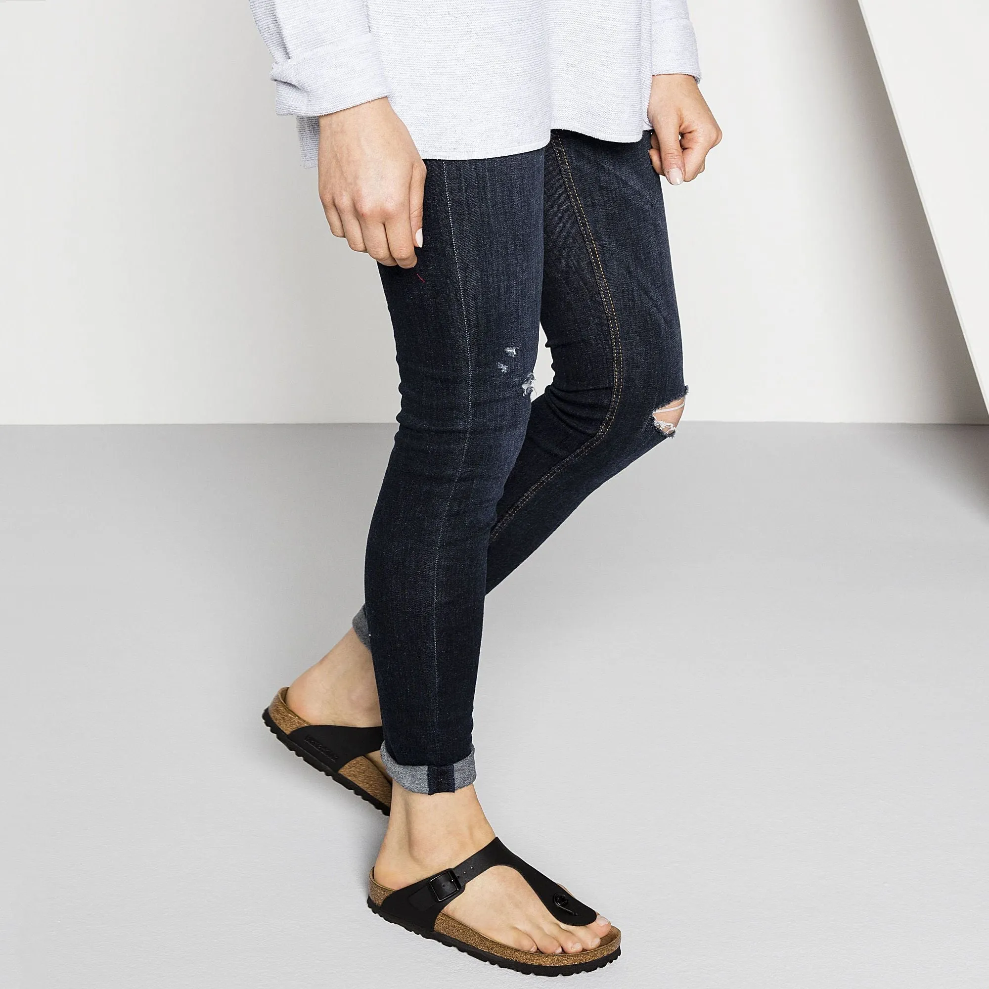 Durable Gizeh Excellent craftsmanship Black Birkenstock Birko-Flor