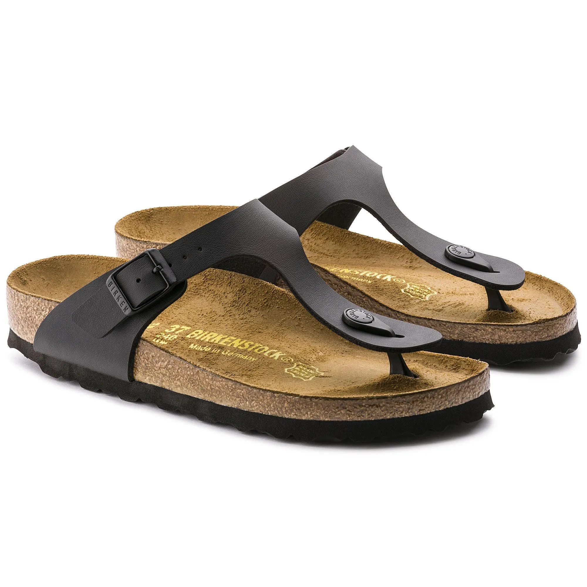 Durable Gizeh Excellent craftsmanship Black Birkenstock Birko-Flor