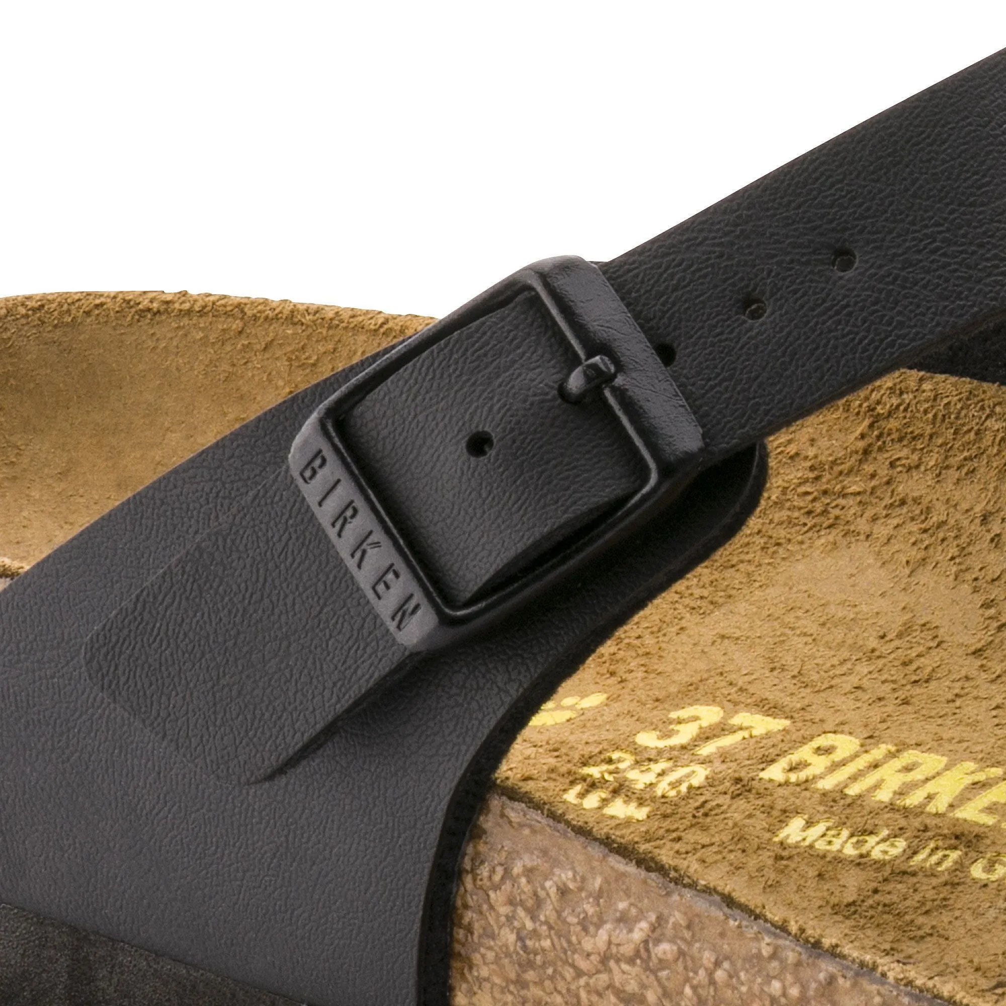 Durable Gizeh Excellent craftsmanship Black Birkenstock Birko-Flor