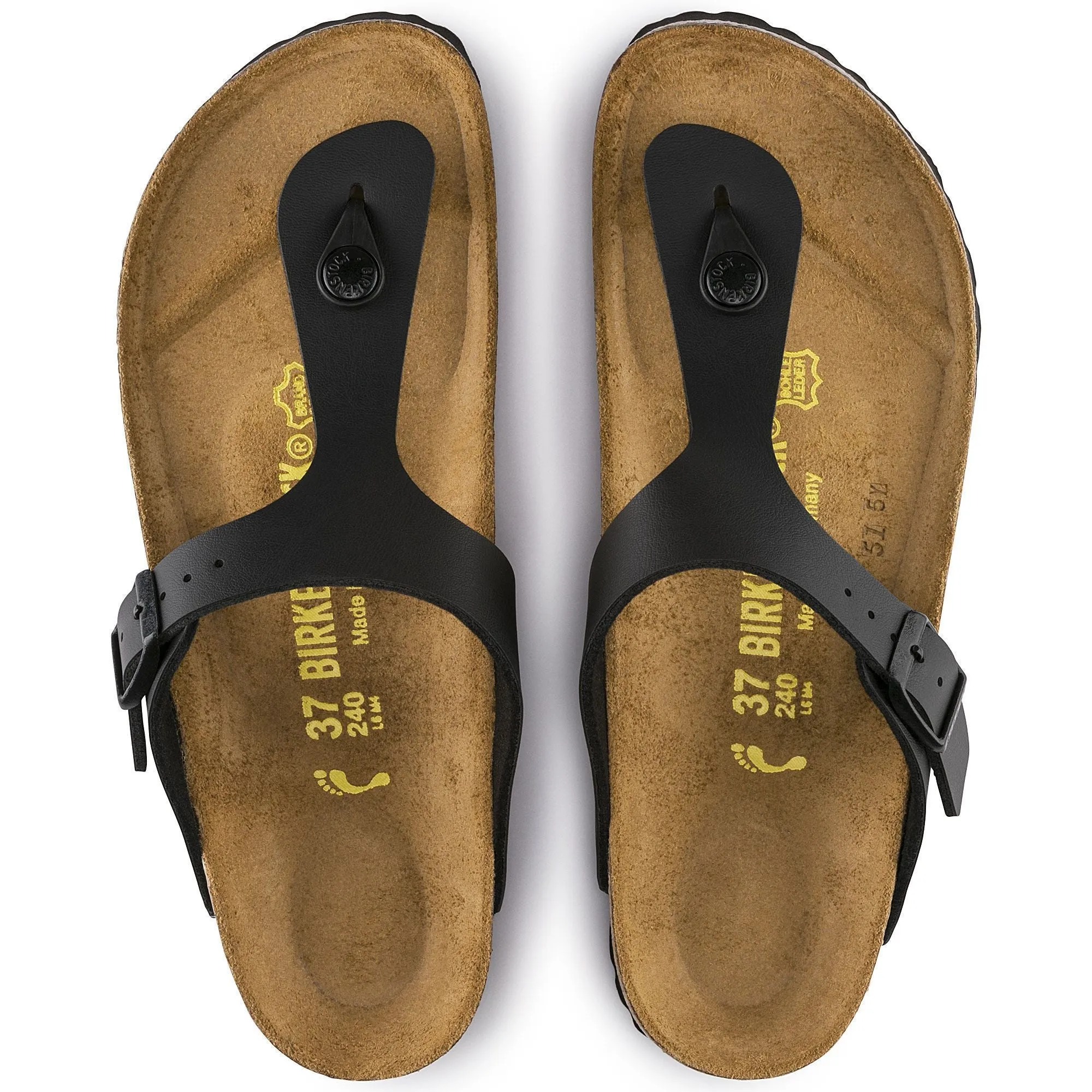 Durable Gizeh Excellent craftsmanship Black Birkenstock Birko-Flor