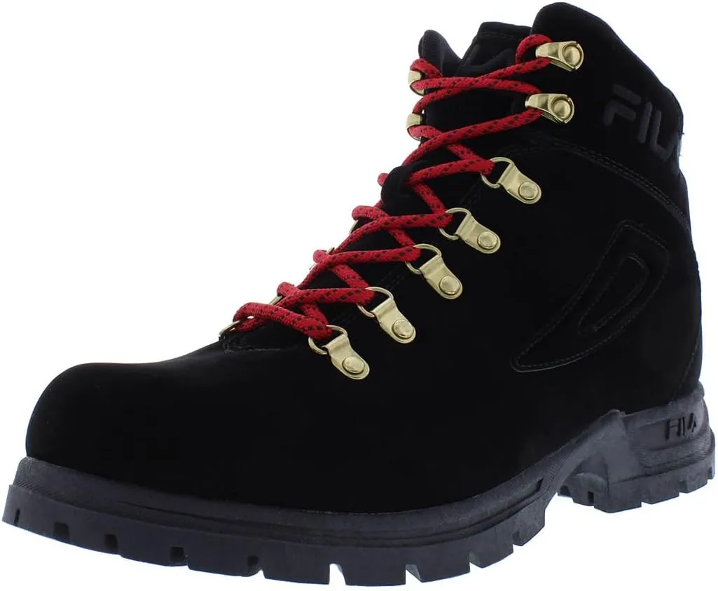 Fila Divine FS Boot Mens Shoes Size 9, Color: Black/Red/Black